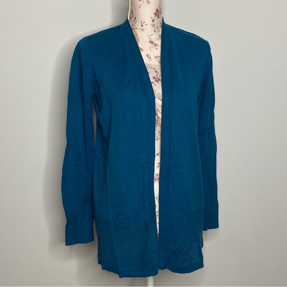 LOFT Open Front Cardigan 100% Cotton